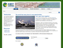 Tablet Screenshot of keyshipping.com